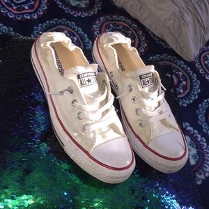 White All Star Converse Chucks!